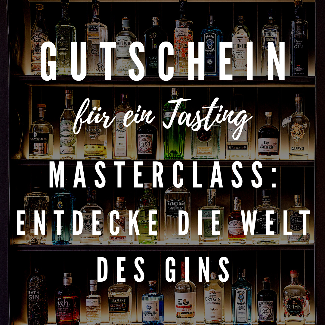 TASTING GUTSCHEIN - Gin Masterclass - Entdecke die Welt des Gins - Tasting